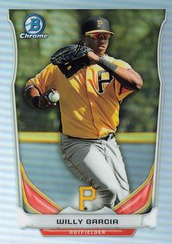 2014 Bowman Chrome - Prospects Refractors #BCP9 Willy Garcia Front