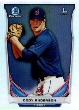 2014 Bowman Chrome - Prospects Refractors #BCP20 Cody Anderson Front