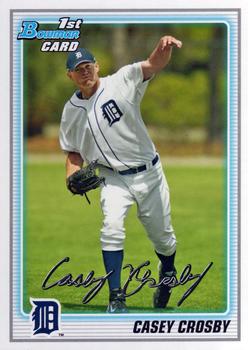 2010 Bowman - Prospects #BP20 Casey Crosby Front