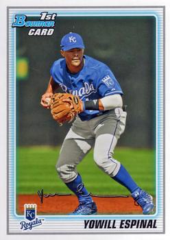 2010 Bowman - Prospects #BP84 Yowill Espinal Front
