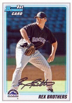 2010 Bowman - Prospects #BP92 Rex Brothers Front