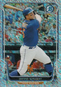 2014 Bowman Chrome - Shimmer Refractors #81 David Wright Front