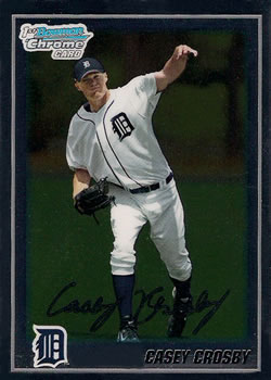 2010 Bowman - Chrome Prospects #BCP20 Casey Crosby Front