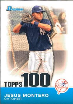 2010 Bowman - Topps 100 Prospects #TP4 Jesus Montero Front