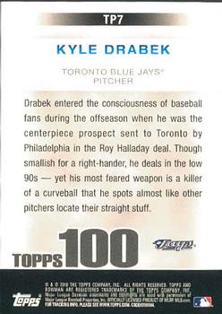2010 Bowman - Topps 100 Prospects #TP7 Kyle Drabek Back