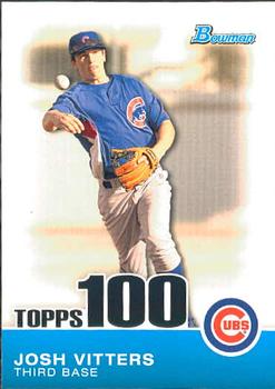 2010 Bowman - Topps 100 Prospects #TP13 Josh Vitters Front