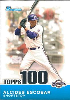 2010 Bowman - Topps 100 Prospects #TP16 Alcides Escobar Front