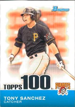 2010 Bowman - Topps 100 Prospects #TP31 Tony Sanchez Front