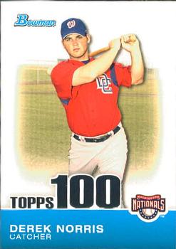 2010 Bowman - Topps 100 Prospects #TP35 Derek Norris Front