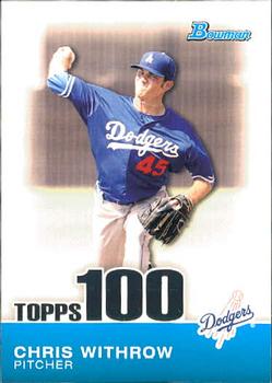 2010 Bowman - Topps 100 Prospects #TP36 Chris Withrow Front