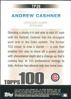 2010 Bowman - Topps 100 Prospects #TP39 Andrew Cashner Back