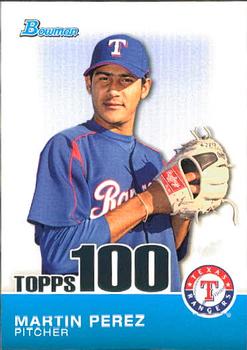 2010 Bowman - Topps 100 Prospects #TP45 Martin Perez Front