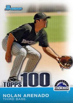 2010 Bowman - Topps 100 Prospects #TP49 Nolan Arenado Front