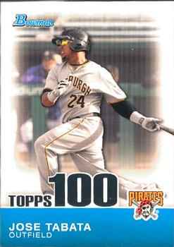 2010 Bowman - Topps 100 Prospects #TP54 Jose Tabata Front
