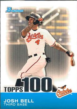 2010 Bowman - Topps 100 Prospects #TP55 Josh Bell Front