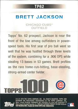 2010 Bowman - Topps 100 Prospects #TP62 Brett Jackson Back