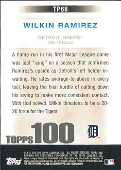 2010 Bowman - Topps 100 Prospects #TP68 Wilkin Ramirez Back