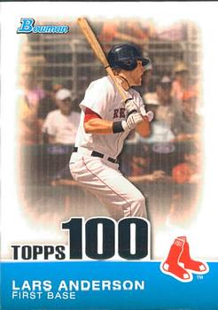 2010 Bowman - Topps 100 Prospects #TP69 Lars Anderson Front