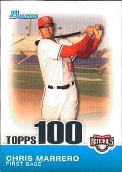 2010 Bowman - Topps 100 Prospects #TP73 Chris Marrero Front