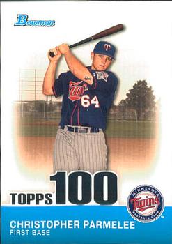 2010 Bowman - Topps 100 Prospects #TP76 Chris Parmelee Front