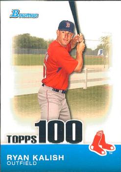 2010 Bowman - Topps 100 Prospects #TP77 Ryan Kalish Front