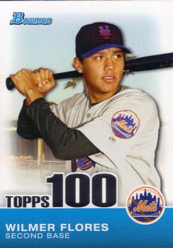 2010 Bowman - Topps 100 Prospects #TP29 Wilmer Flores Front