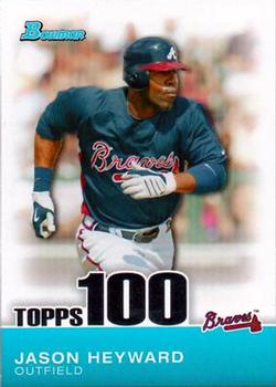 2010 Bowman - Topps 100 Prospects #TP3 Jason Heyward Front