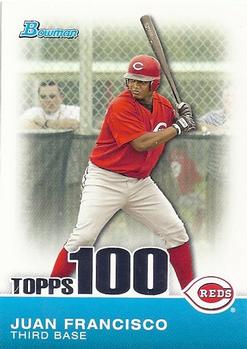 2010 Bowman - Topps 100 Prospects #TP60 Juan Francisco Front