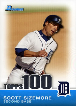 2010 Bowman - Topps 100 Prospects #TP80 Scott Sizemore Front