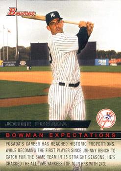 2010 Bowman - Bowman Expectations #BE1 Jorge Posada / Jesus Montero Front