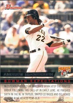 2010 Bowman - Bowman Expectations #BE16 Andrew McCutchen / Jose Tabata Front