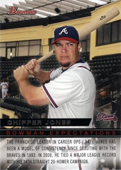 2010 Bowman - Bowman Expectations #BE4 Chipper Jones / Freddie Freeman Front