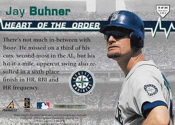 1997 Score - Heart of the Order #8 Jay Buhner Back