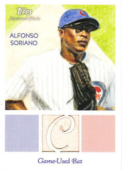 2010 Topps National Chicle - Relics #NCR-AS Alfonso Soriano Front