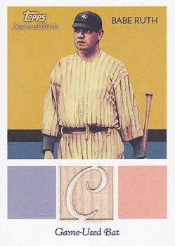 2010 Topps National Chicle - Relics #NCR-BR Babe Ruth Front