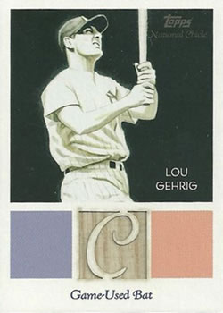 2010 Topps National Chicle - Relics #NCR-LG Lou Gehrig Front