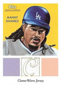 2010 Topps National Chicle - Relics #NCR-MR Manny Ramirez Front