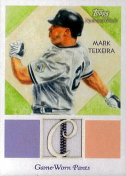 2010 Topps National Chicle - Relics #NCR-MT Mark Teixeira Front