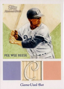 2010 Topps National Chicle - Relics #NCR-PWR Pee Wee Reese Front