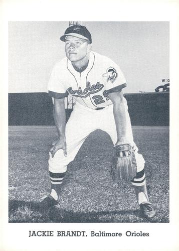 1963 Jay Publishing Baltimore Orioles #NNO Jackie Brandt Front