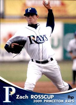 2009 Grandstand Princeton Rays #NNO22 Zach Rosscup Front
