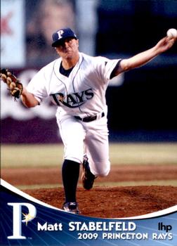 2009 Grandstand Princeton Rays #NNO26 Matt Stabelfeld Front