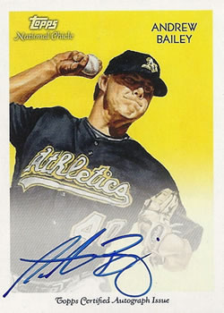 2010 Topps National Chicle - Autographs #NCA-AB Andrew Bailey Front