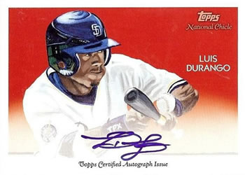 2010 Topps National Chicle - Autographs #NCA-LD Luis Durango Front