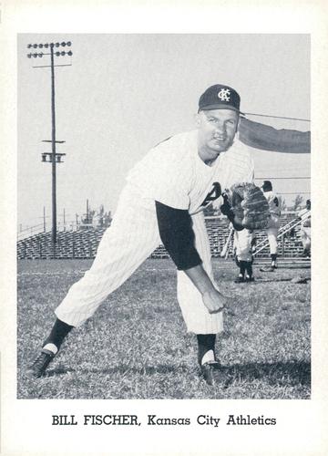 1963 Jay Publishing Kansas City Athletics #NNO Bill Fischer Front