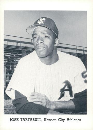 1963 Jay Publishing Kansas City Athletics #NNO Jose Tartabull Front