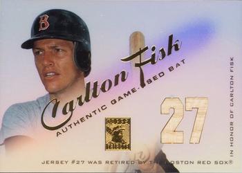 2001 Topps Tribute - Game Bat Relics #RBCFR Carlton Fisk Front