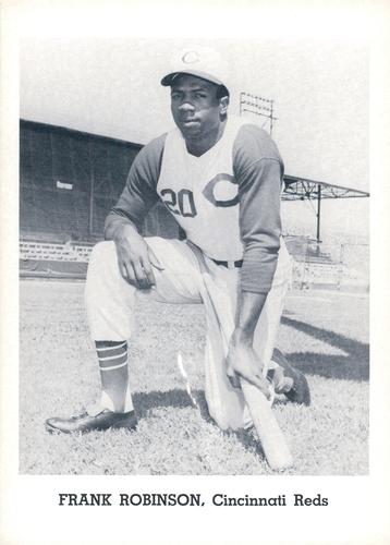 1963 Jay Publishing Cincinnati Reds #NNO Frank Robinson Front