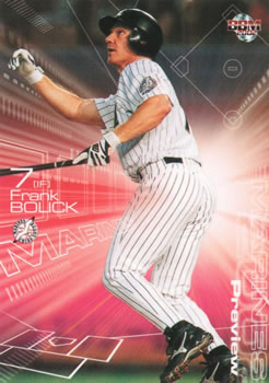 2002 BBM Preview #P106 Frank Bolick Front