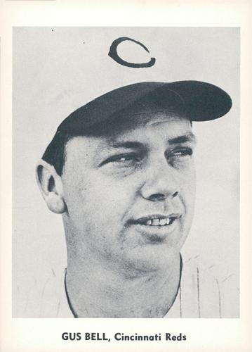 1960 Jay Publishing Cincinnati Reds #NNO Gus Bell Front